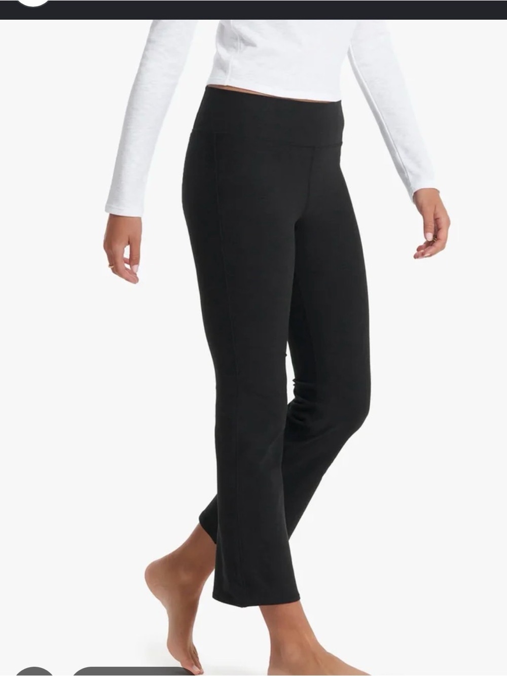Vuori Heathered slim bootcut pant small